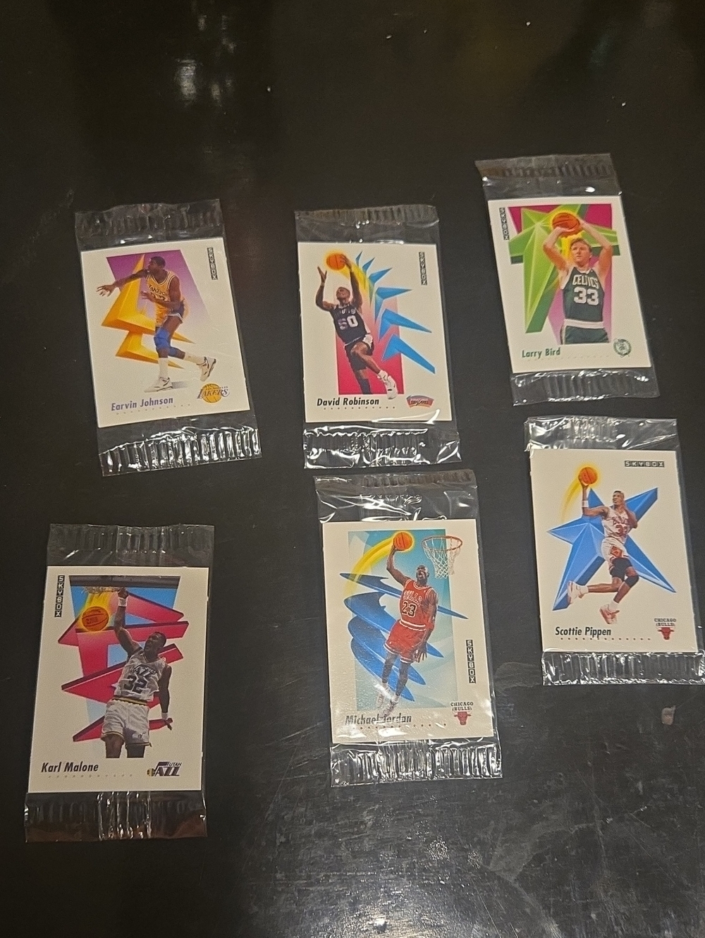 1991-92 Skybox Canadian Mini Basketball Card Complete Set (1-50)Factory Sealed